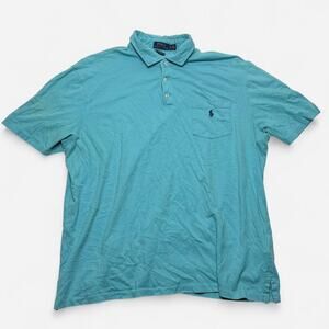 Polo Ralph Lauren Classic Fit Pocket Polo Shirt Men’s XL Teal